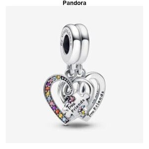Pandora Puzzle Piece Spilttable Necklace Set